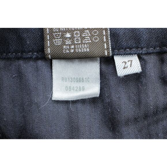 7 For All ManKind Jeans Womens 27 Blue Cotton Blend Stretch Flared Leg A Pocket - Picture 4 of 7